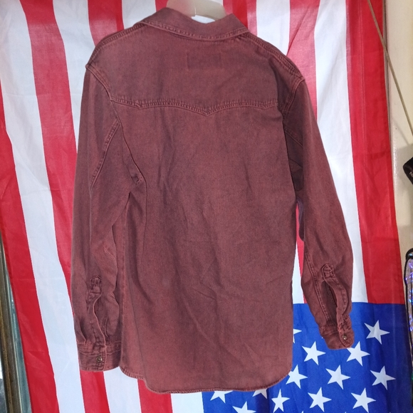 VINTAGE HARLEY DAVIDSON LADIES ACID WASH DENIM SIZE MEDIUM - Picture 6 of 7